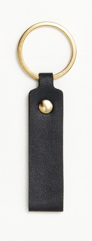 Engravable Vegan Leather Keychain