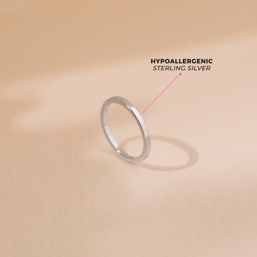 Sterling Silver Band Children's Ring