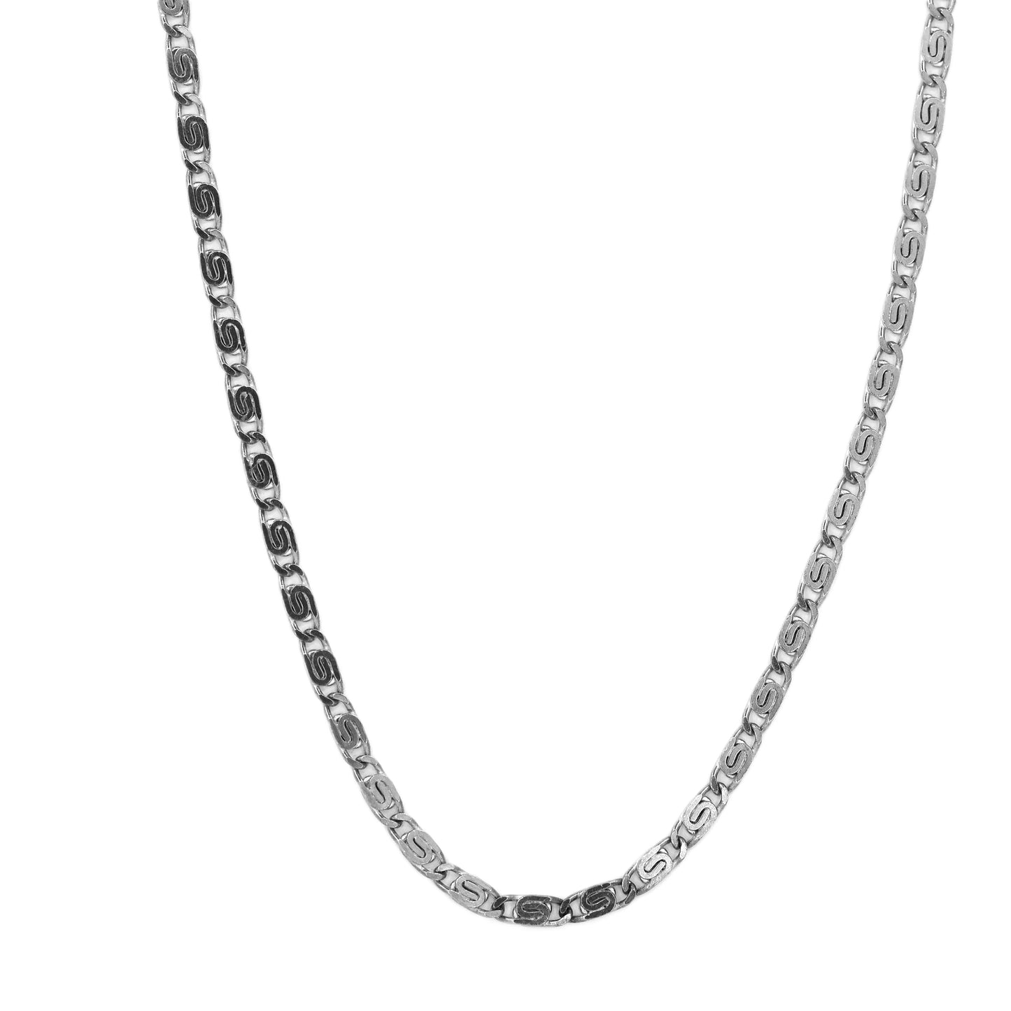 Sterling Silver 050 Gauge Snail Link 16" Chain