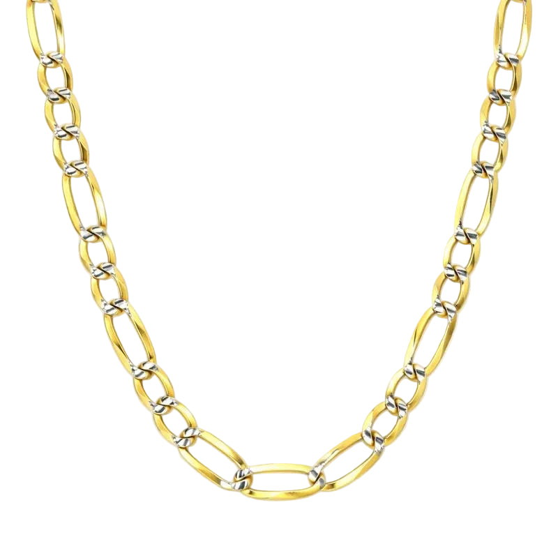 14K Gold Plated 60 Gauge Figaro Link Chain