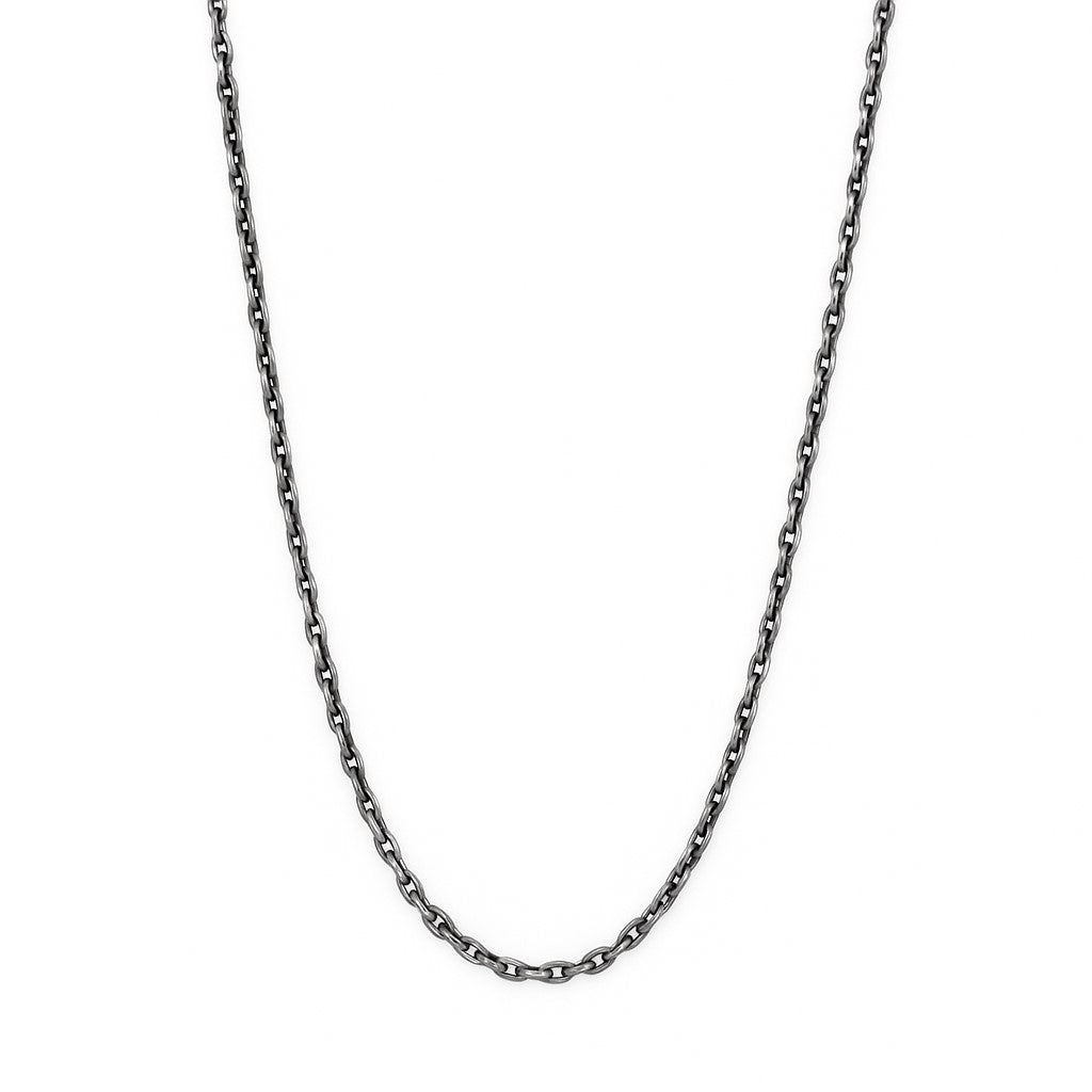Sterling Silver 1.2mm Cable Link 16" Chain