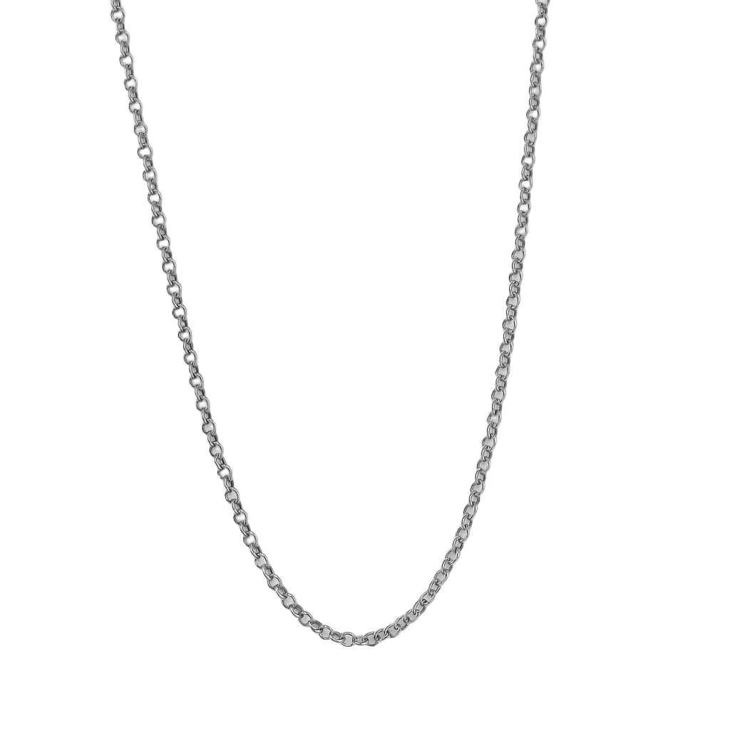 Sterling Silver Rolo Link 16" Chain