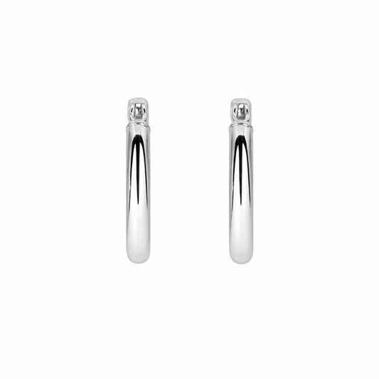 Sterling Silver High Polish 2mm Hoop Earrings