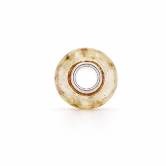 Sterling Silver Red & Gold Foil Murano Glass Bead Charm