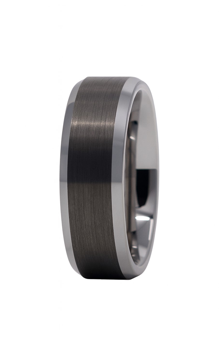Tungsten 8mm Satin & High Polish Band