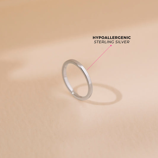 Sterling Silver Band Children's Ring
