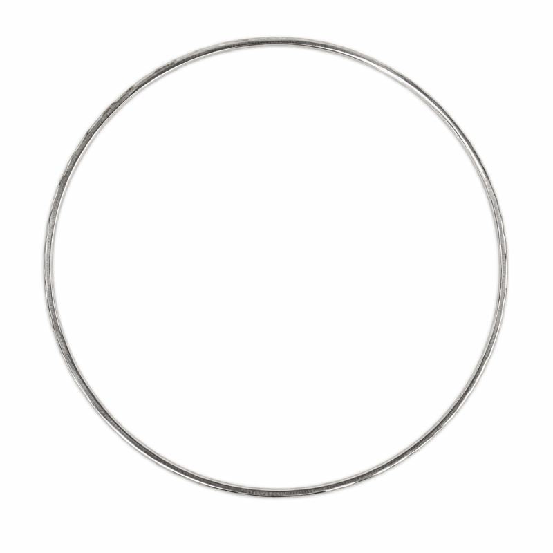 Sterling Silver Diamond-Cut Bangle