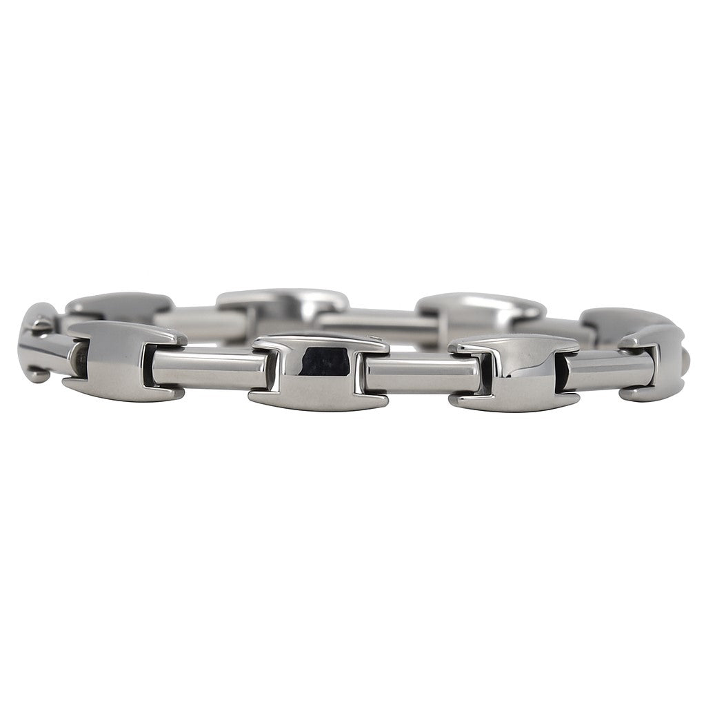 Stainless Steel High Polish Link 8.5" Bracelet
