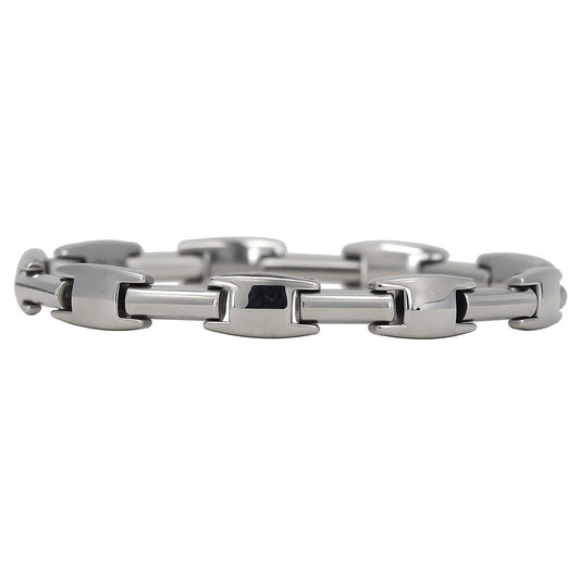 Stainless Steel High Polish Link 8.5" Bracelet