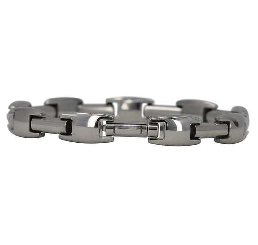 Stainless Steel High Polish Link 8.5" Bracelet