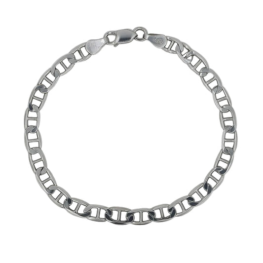 Sterling Silver 120 Gauge Gucci Link 8" Bracelet
