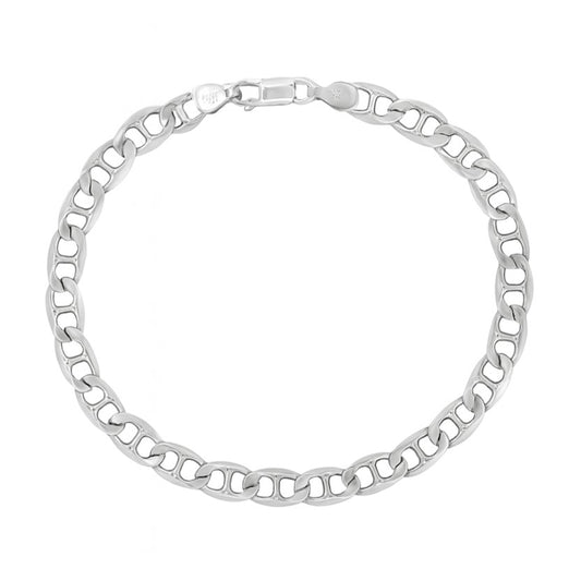 Sterling Silver 120 Gauge Gucci Link 7" Bracelet