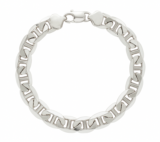 Sterling Silver 250 Gauge Gucci Link 8" Bracelet