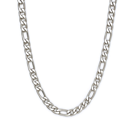 Sterling Silver Figaro Link 120 Gauge 16" Chain