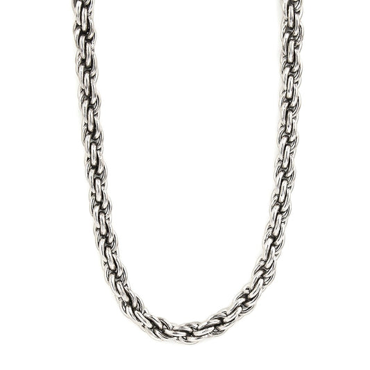 Sterling Silver 2.6mm Solid Rope Chain