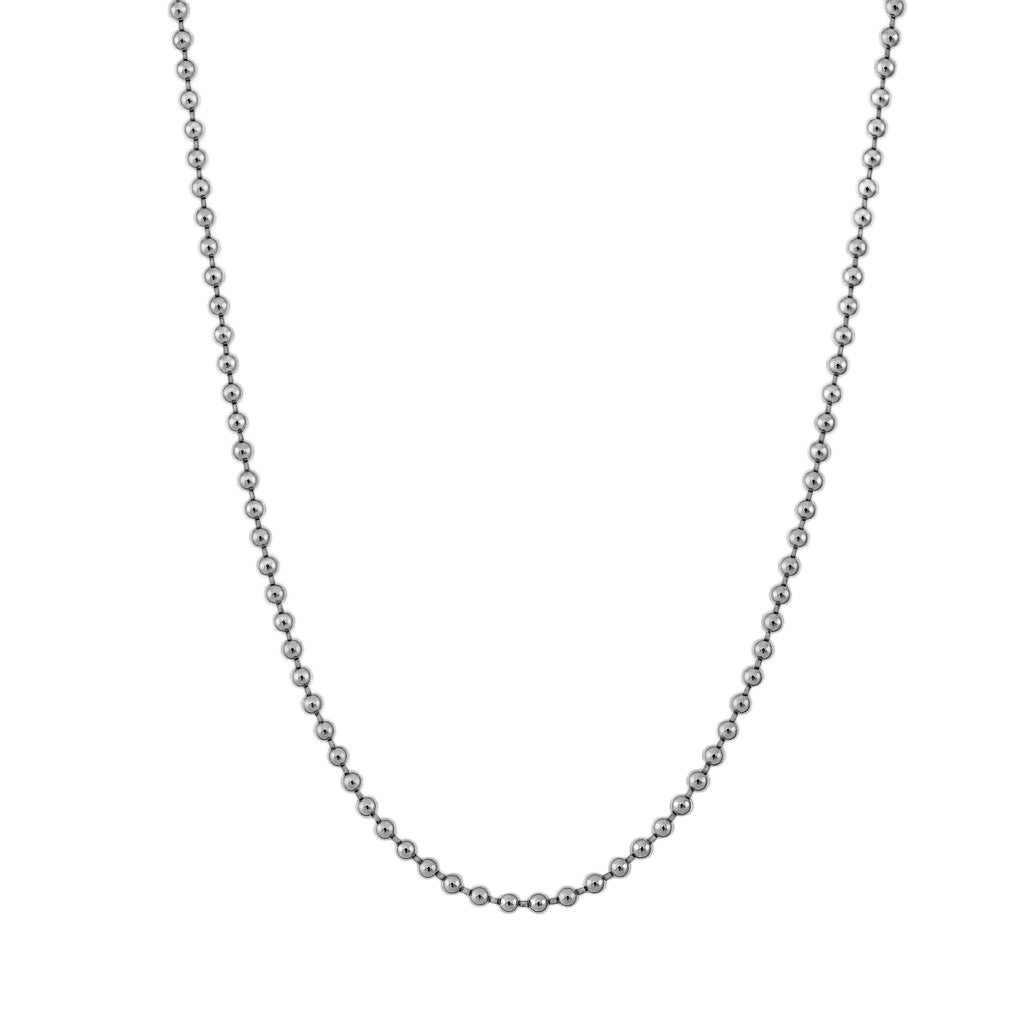 Stainless Steel 1.6mm Bead Link 16" Chain