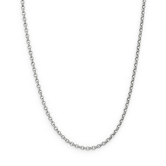 Sterling Silver 1.6mm Rolo Link 16" Chain