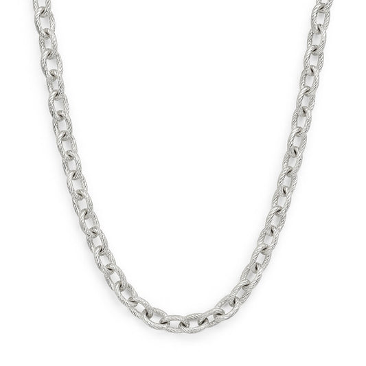 Sterling Silver 5.7mm Rolo Link 34" Chain