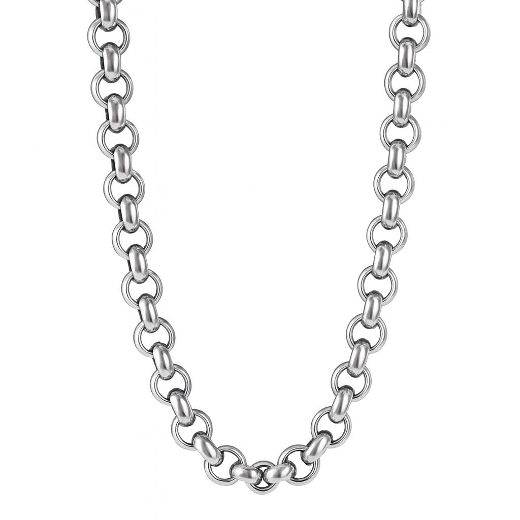 Sterling Silver 6.25mm Rolo Link Chain