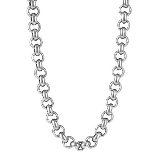 Sterling Silver 6.25mm Rolo Link Chain