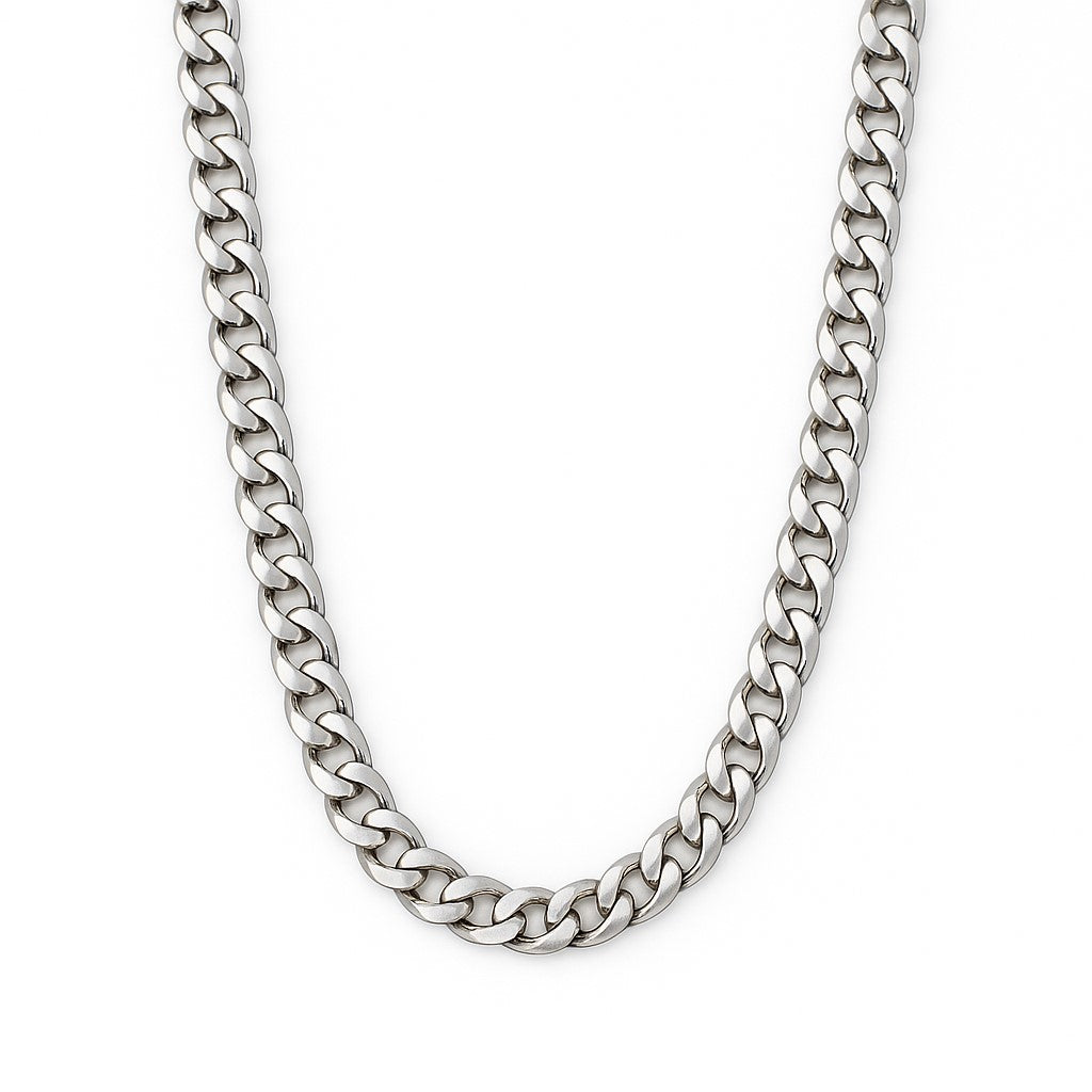 Sterling Silver 120 Gauge Diamond-Cut Curb Link 16" Chain