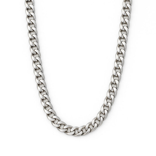 Sterling Silver 120 Gauge Diamond-Cut Curb Link 16" Chain