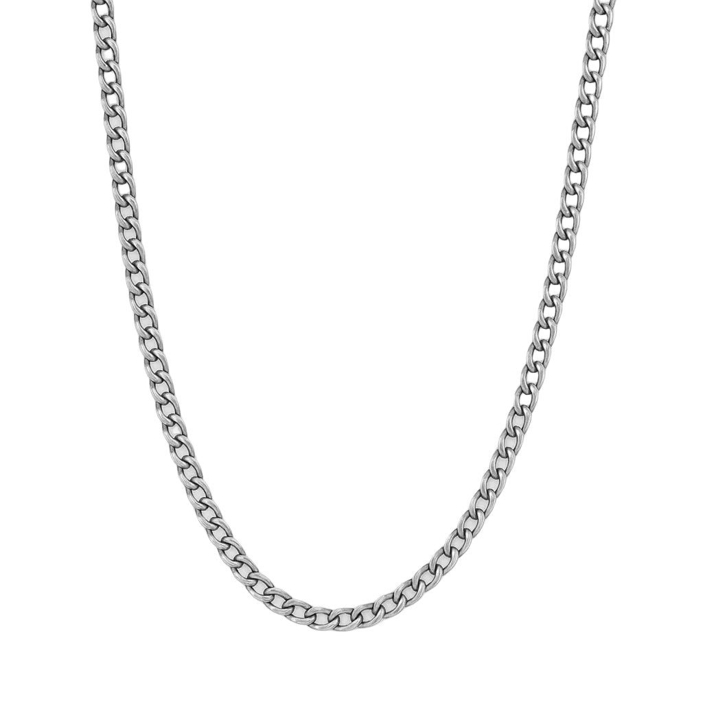 Sterling Silver 80 Gauge Curb Link 20" Chain