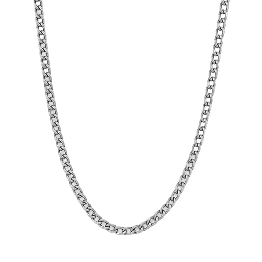 Sterling Silver 80 Gauge Curb Link 20" Chain
