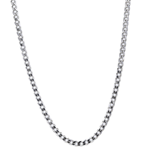 Sterling Silver 2.5mm Curb Link 18" Chain