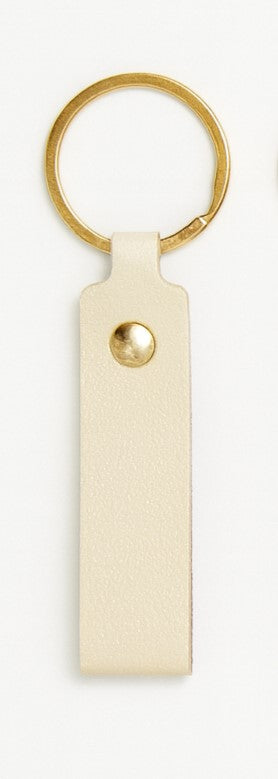 Engravable Vegan Leather Keychain