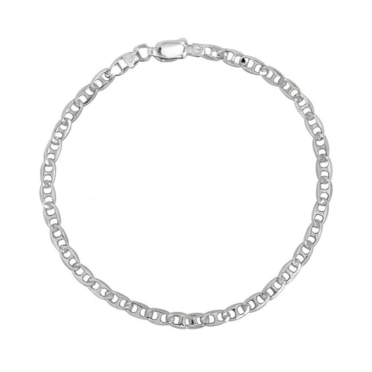 Sterling Silver 8" Gucci Link Bracelet