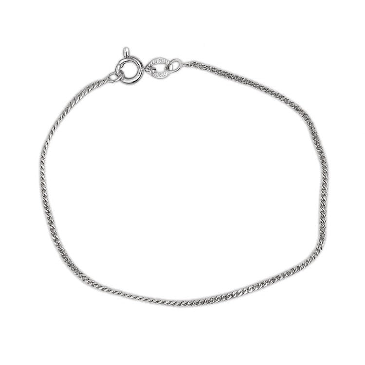 Sterling Silver 7" 1.50mm Curb Link Bracelet