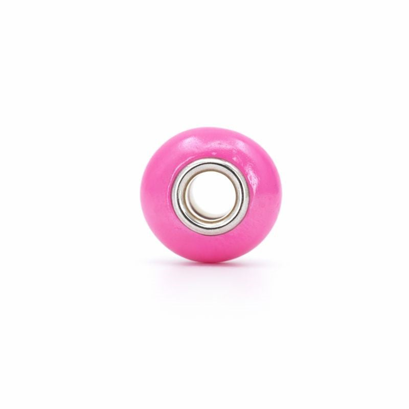 Sterling Silver Pink Matte Pearl Bead Charm