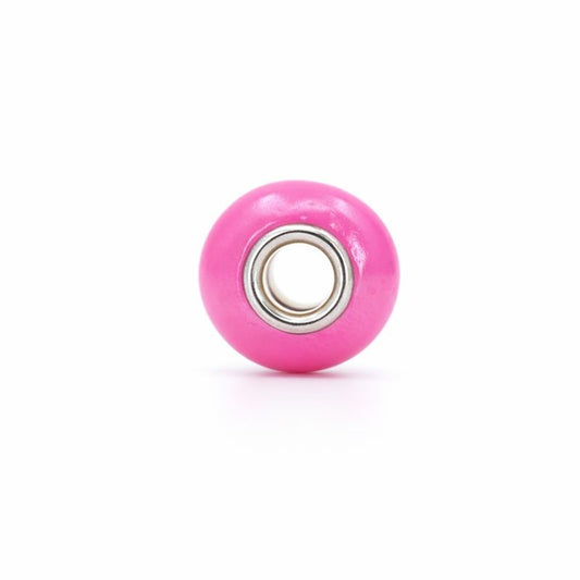 Sterling Silver Pink Matte Pearl Bead Charm