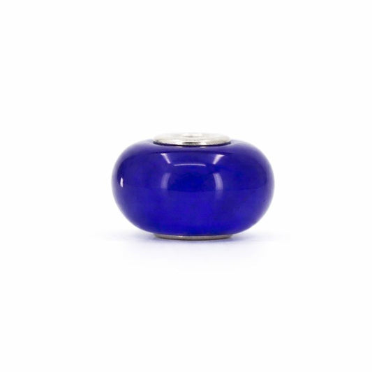 Sterling Silver Blue Murano Glass Bead Charm