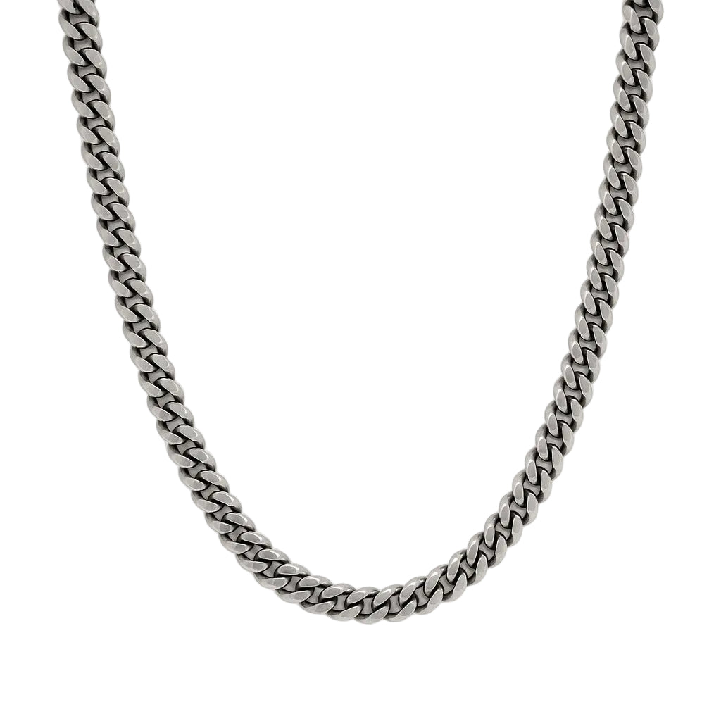 Sterling Silver 3.5mm Miami Cuban Link 24" Chain